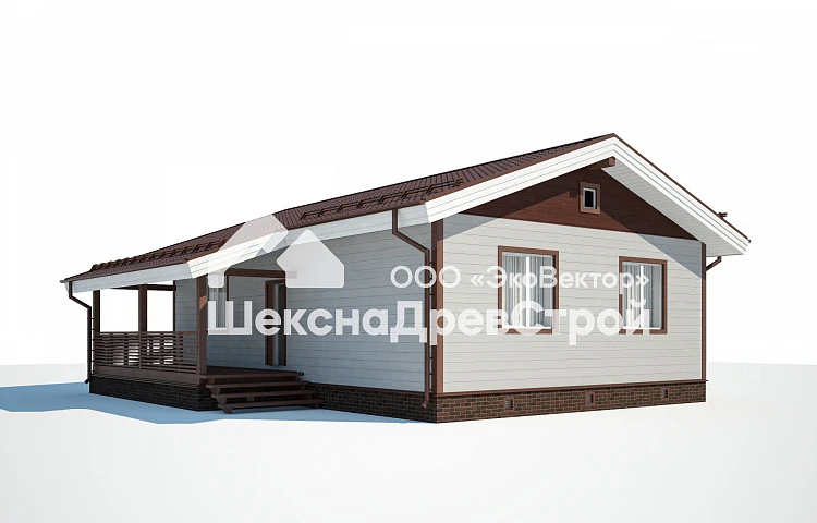 План проекта «Одноэтажный каракасный дом К-319»